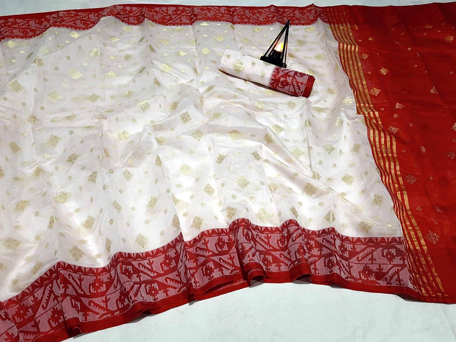 Sonchoita Silk Jamdani Saree (সঞ্চয়িতা সিল্ক জামদানী শাড়ি) - Image 5