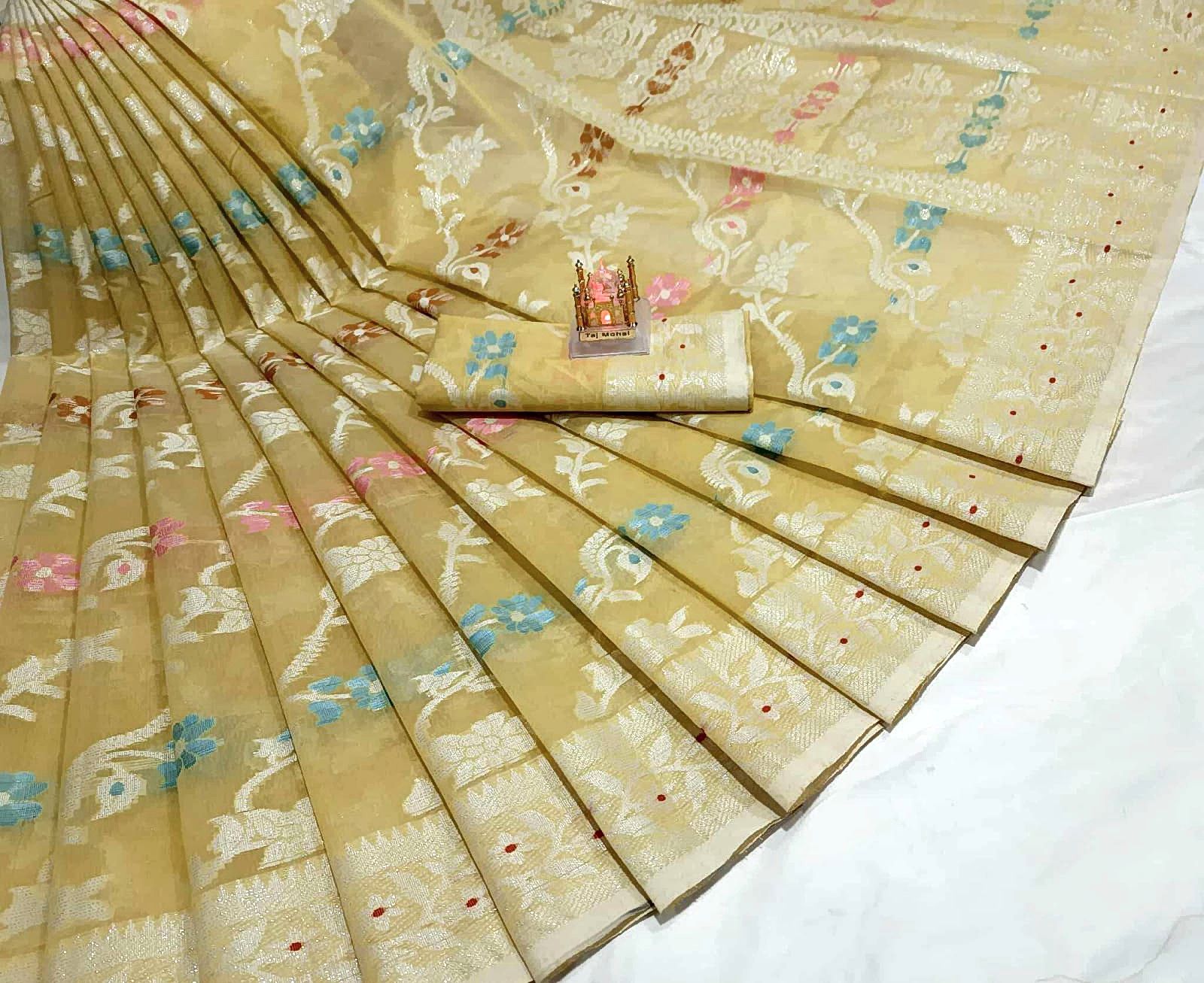 Bonolota Silk Jamdani Saree (বনলতা সিল্ক জামদানী শাড়ি) - Image 6