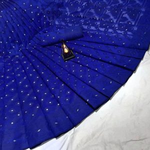 Nilanjona Jamdani Saree (নীলাঞ্জনা জামদানী শাড়ি)