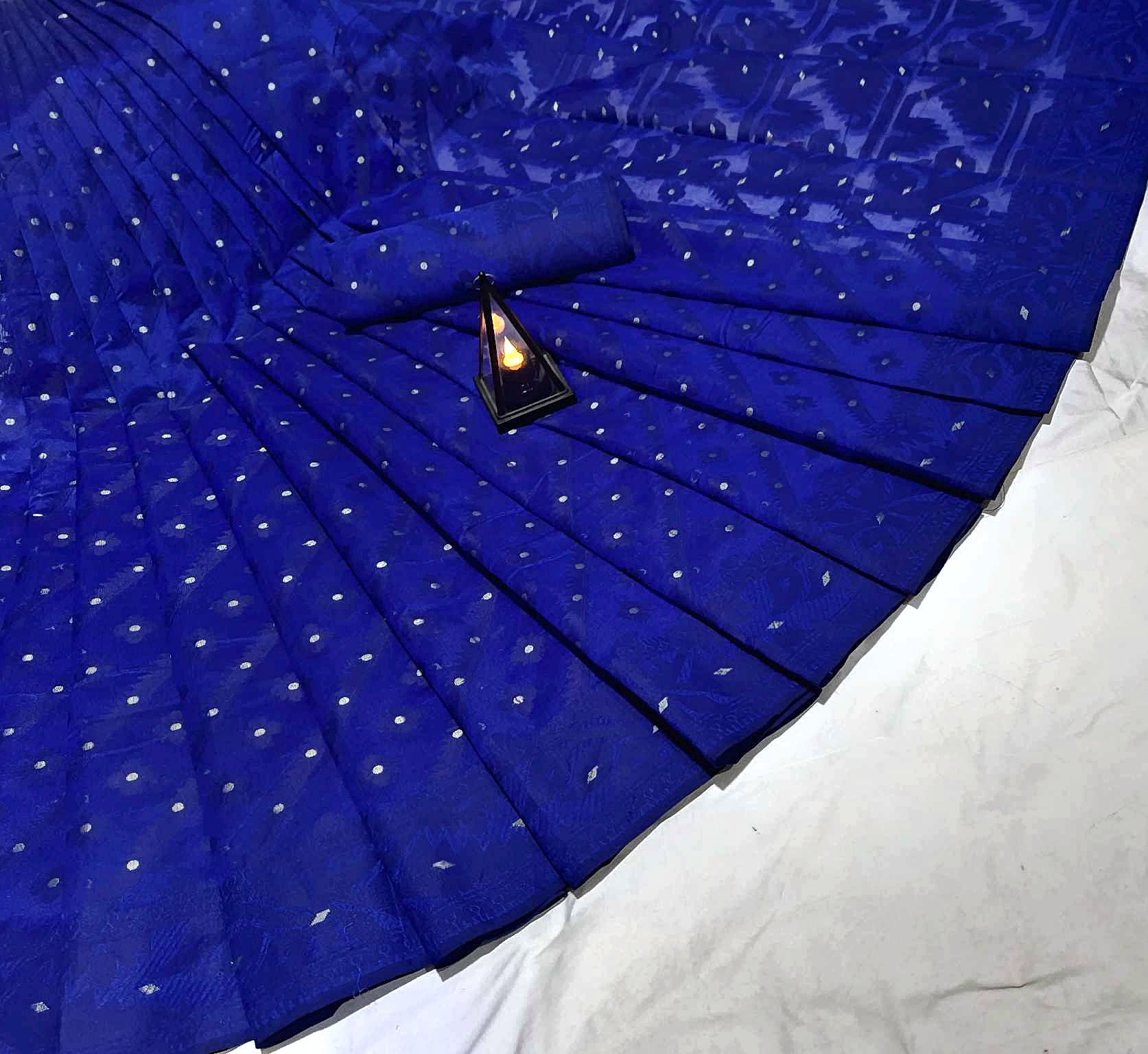 Nilanjona Jamdani Saree (নীলাঞ্জনা জামদানী শাড়ি)
