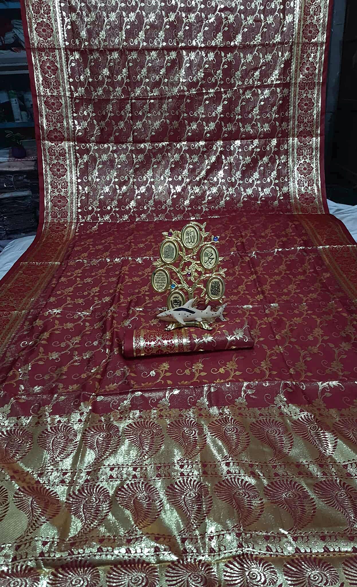 Rajlokkhi katan Saree ( রাজলক্ষ্মী কাতান শাড়ি) - Image 4