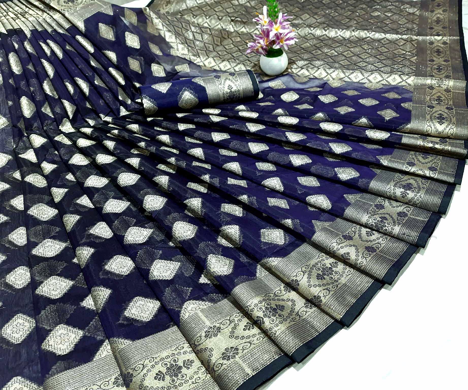 Barish Jamdani SareRongtuli জামদানী শাড়ি) - Image 4