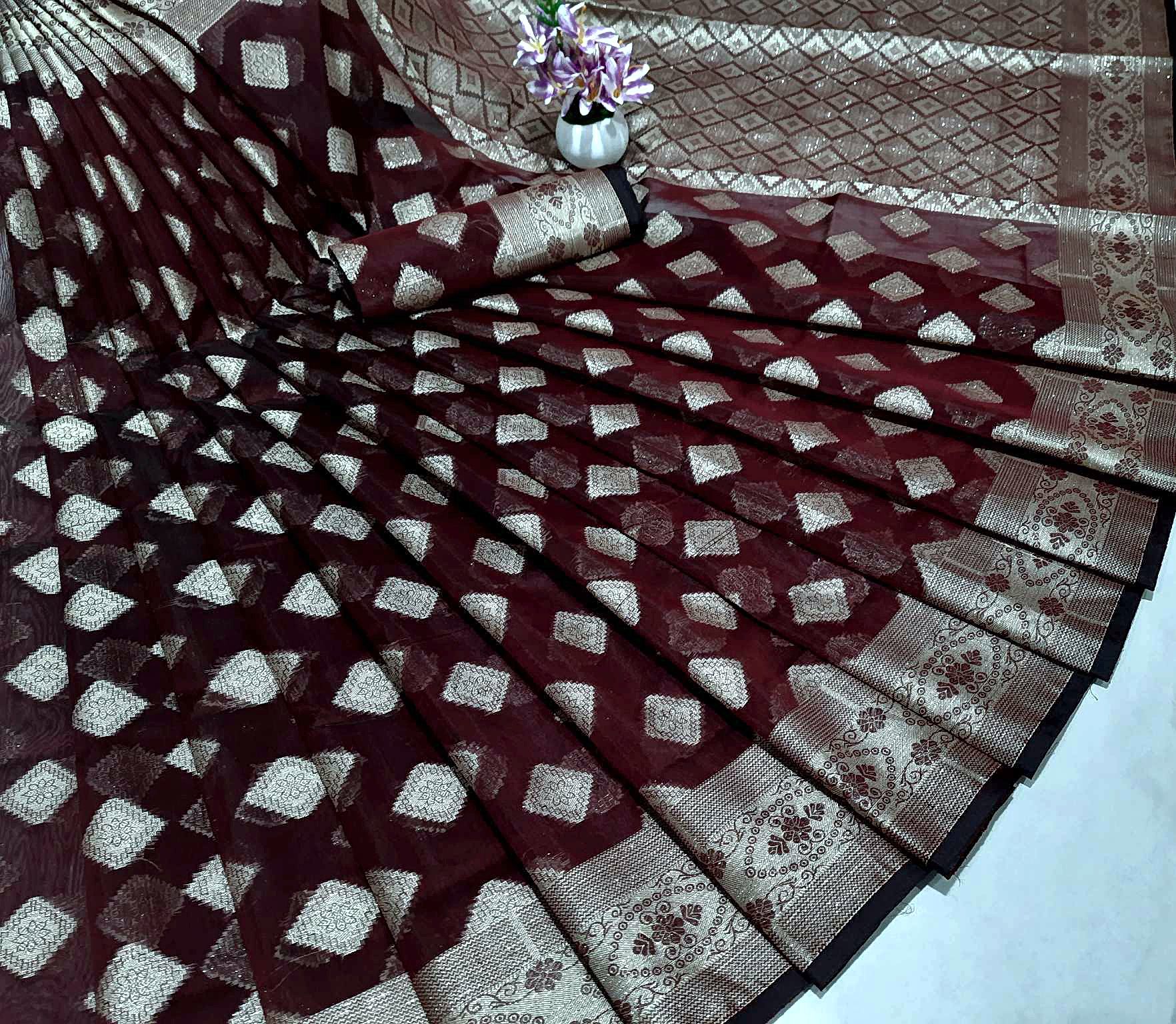 Barish Jamdani SareRongtuli জামদানী শাড়ি) - Image 6
