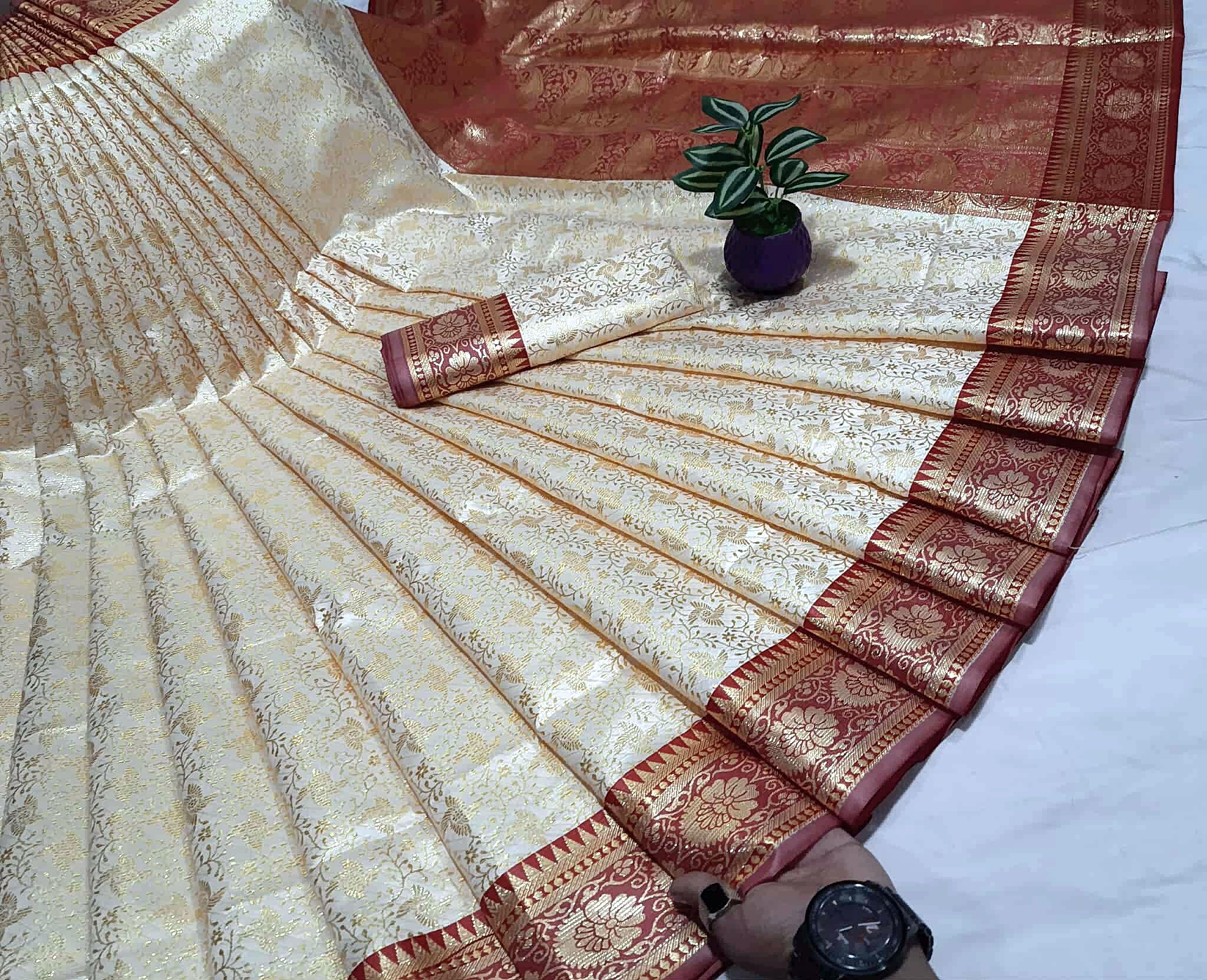 Benaroshi Katan Saree (বেনারসি কাতান শাড়ি)