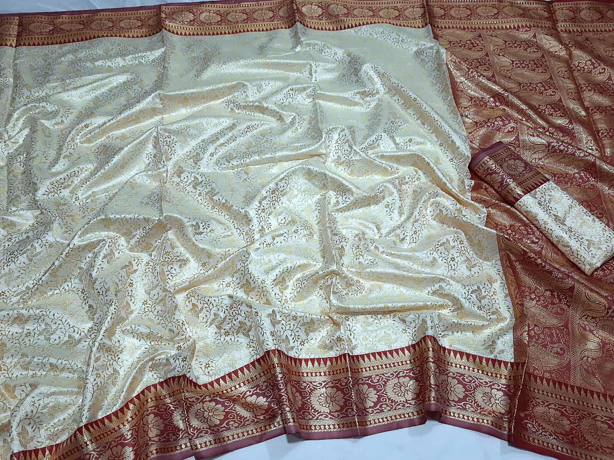Benaroshi Katan Saree (বেনারসি কাতান শাড়ি) - Image 4