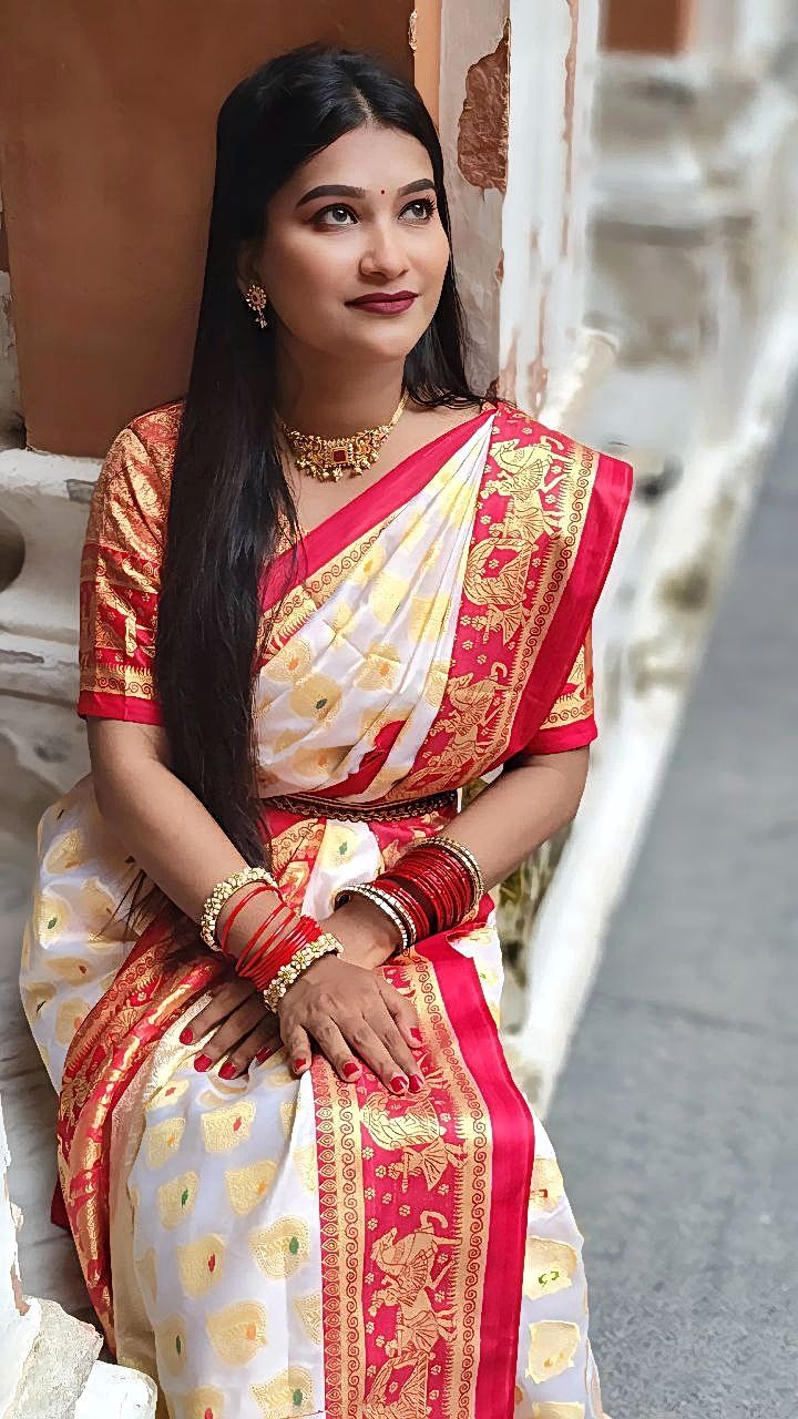 Palki Katan Saree( পালকি কাতান শাড়ি) - Image 2