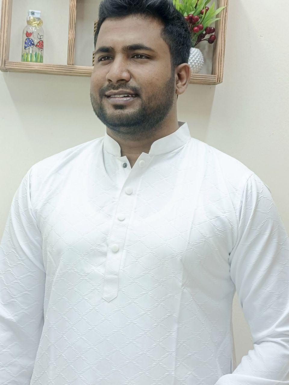 Ceri Popkon Fabric Panjabi (চেরি পপকন ফ্রেব্রিক পাঞ্জাবি ) - Image 7