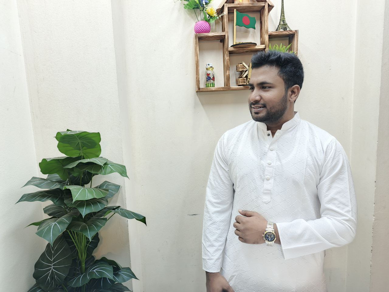 Ceri Popkon Fabric Panjabi (চেরি পপকন ফ্রেব্রিক পাঞ্জাবি ) - Image 6